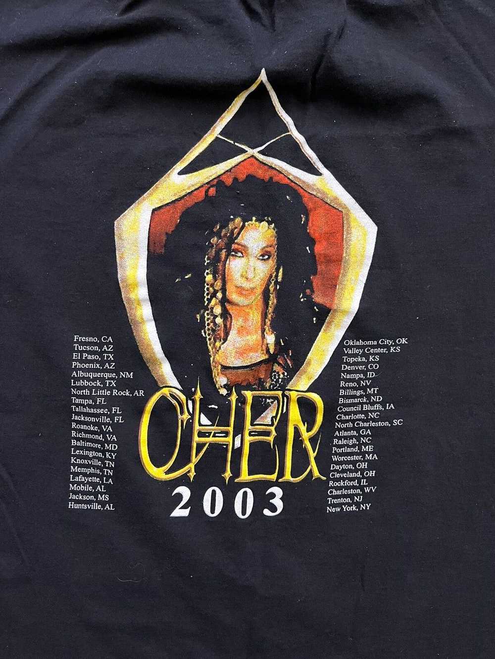 Tour Tee × Vintage Vintage 2002 Cher Tour Tee - image 4