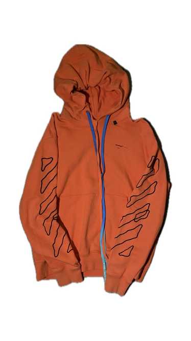 Off-White OFF-WHITE Orange Abstract Arrows Hoodie