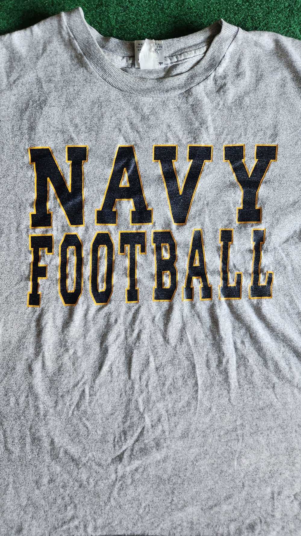 Streetwear × Vintage Vintage 90s Navy Football Mi… - image 2