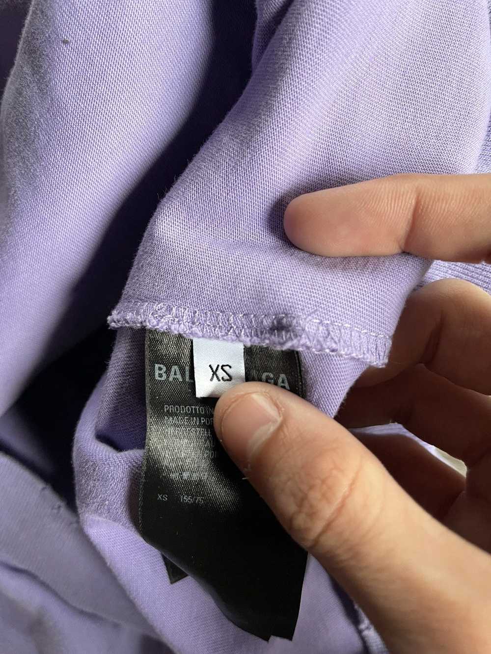 Balenciaga Balenciaga Purple Destroyed Hoodie - image 10