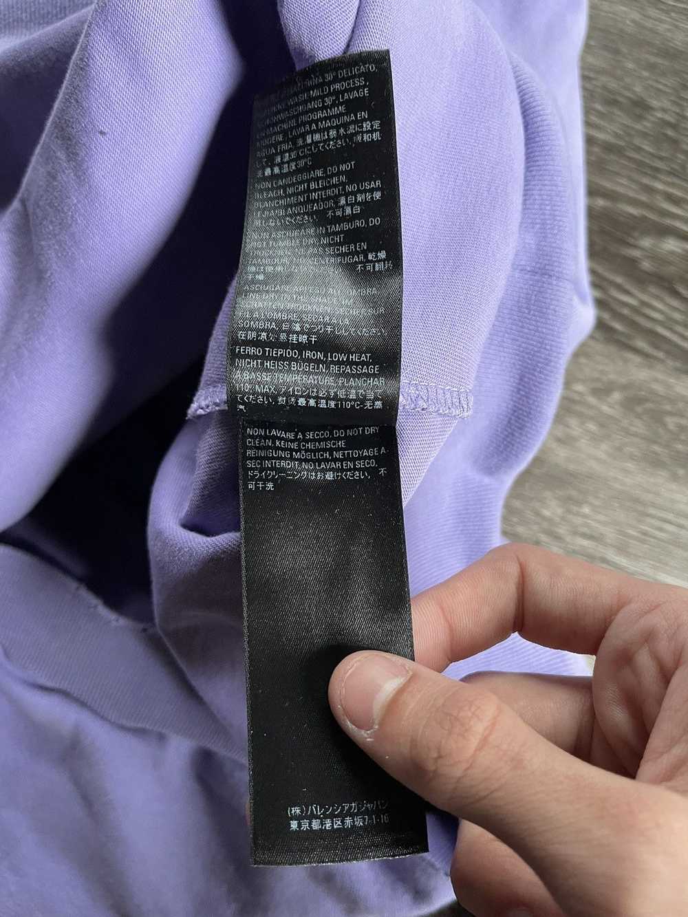 Balenciaga Balenciaga Purple Destroyed Hoodie - image 12