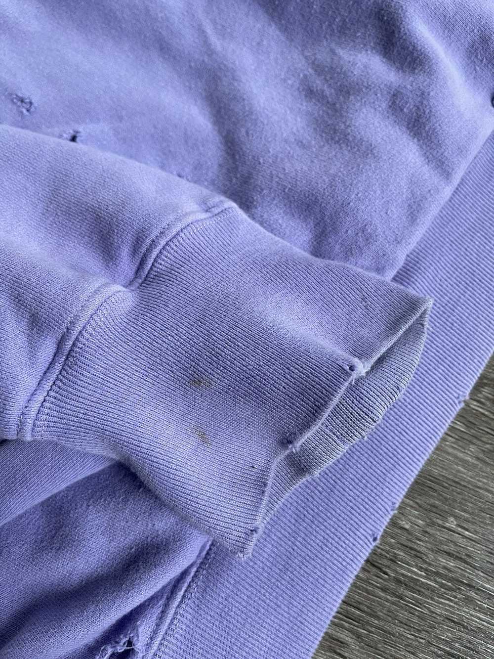 Balenciaga Balenciaga Purple Destroyed Hoodie - image 7