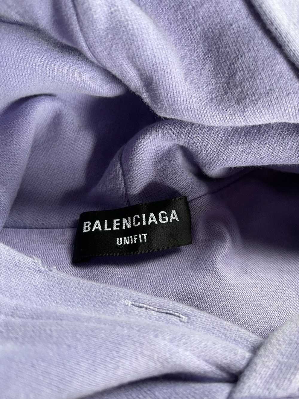 Balenciaga Balenciaga Purple Destroyed Hoodie - image 9