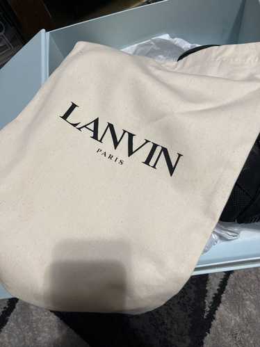 Lanvin Black lanvin curb sneakers - image 1