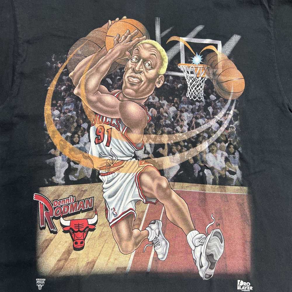 Chicago Bulls × Vintage Vtg Dennis Rodman Chicago… - image 3