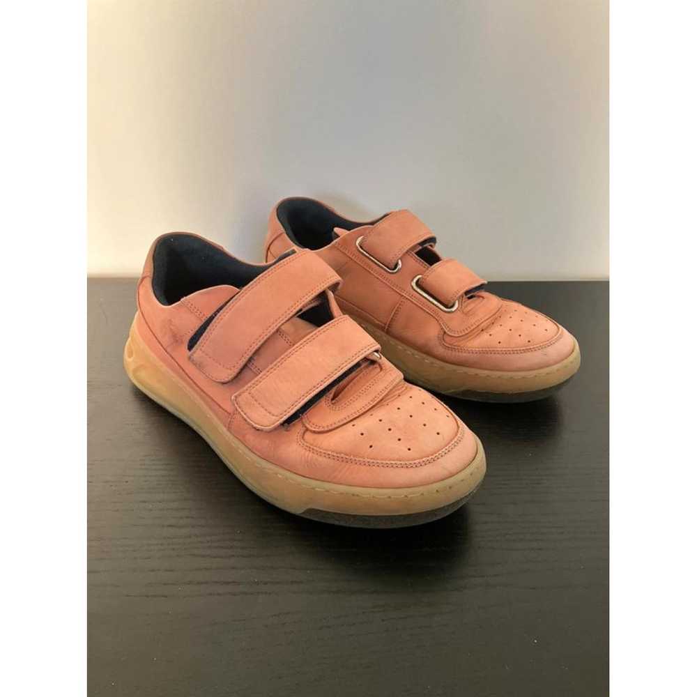 Acne Studios Steffey leather trainers - image 2