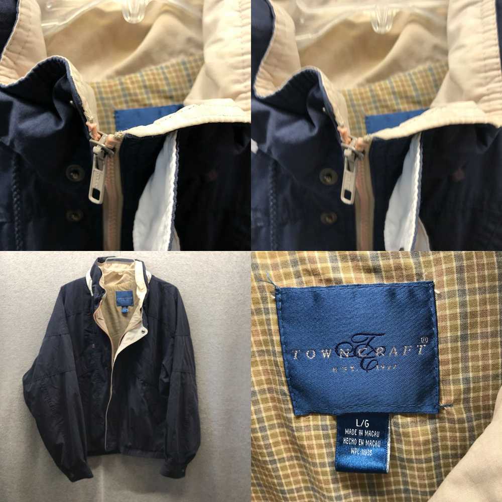 Vintage Vintage TownCraft Jacket Adult Large Blue… - image 4