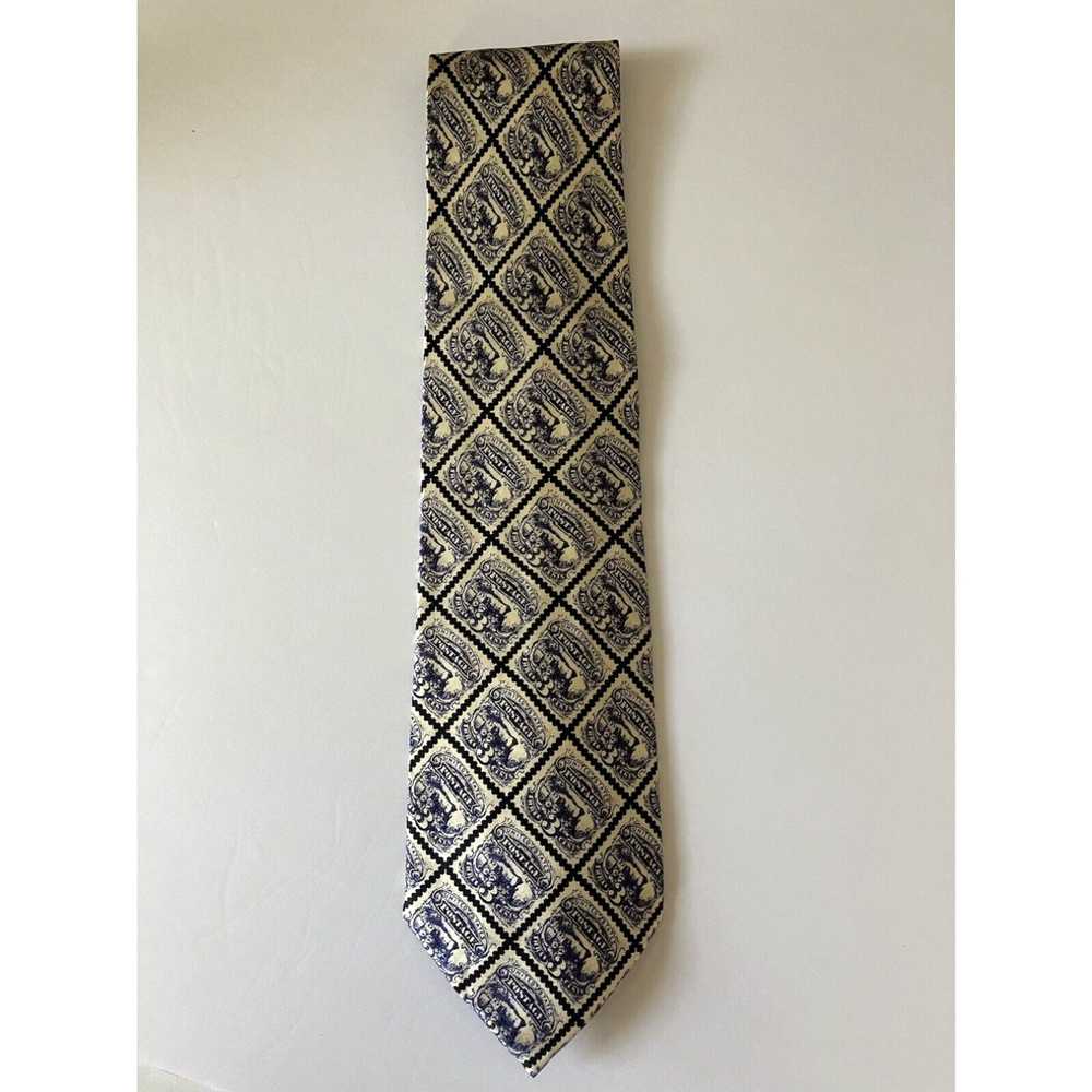 Vintage Museum Artifacts Men's Necktie Tie Silk S… - image 2