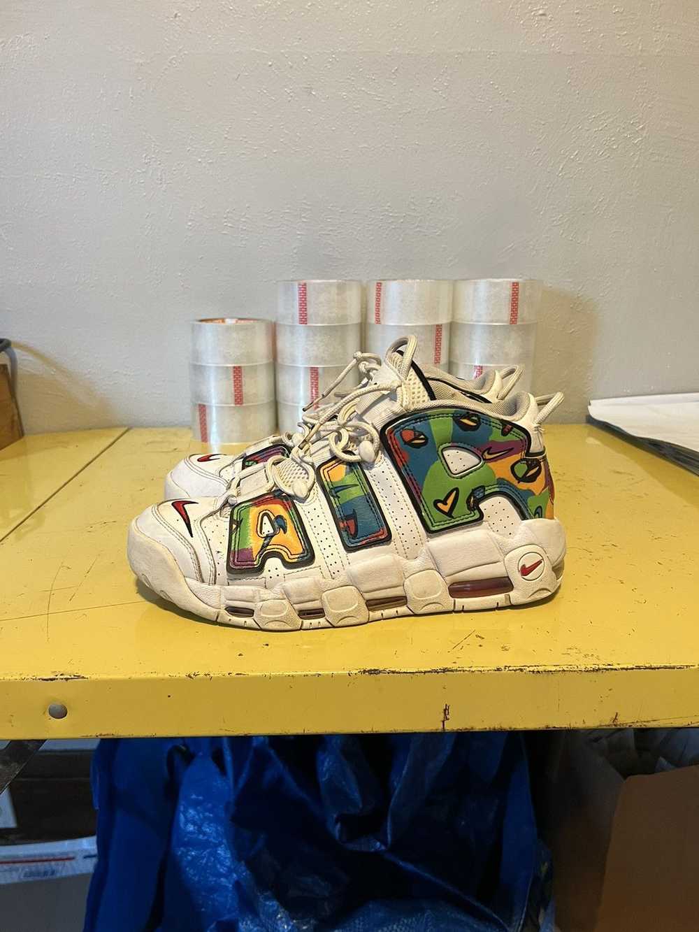 Nike 2021 Nike Air More Uptempo 'Peace, Love, Bas… - image 1