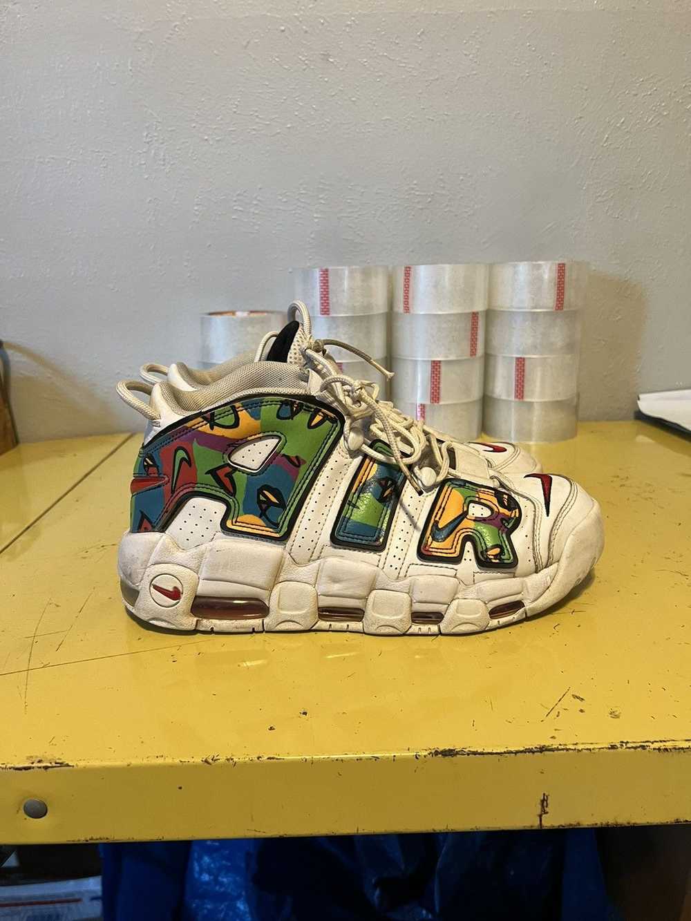 Nike 2021 Nike Air More Uptempo 'Peace, Love, Bas… - image 2