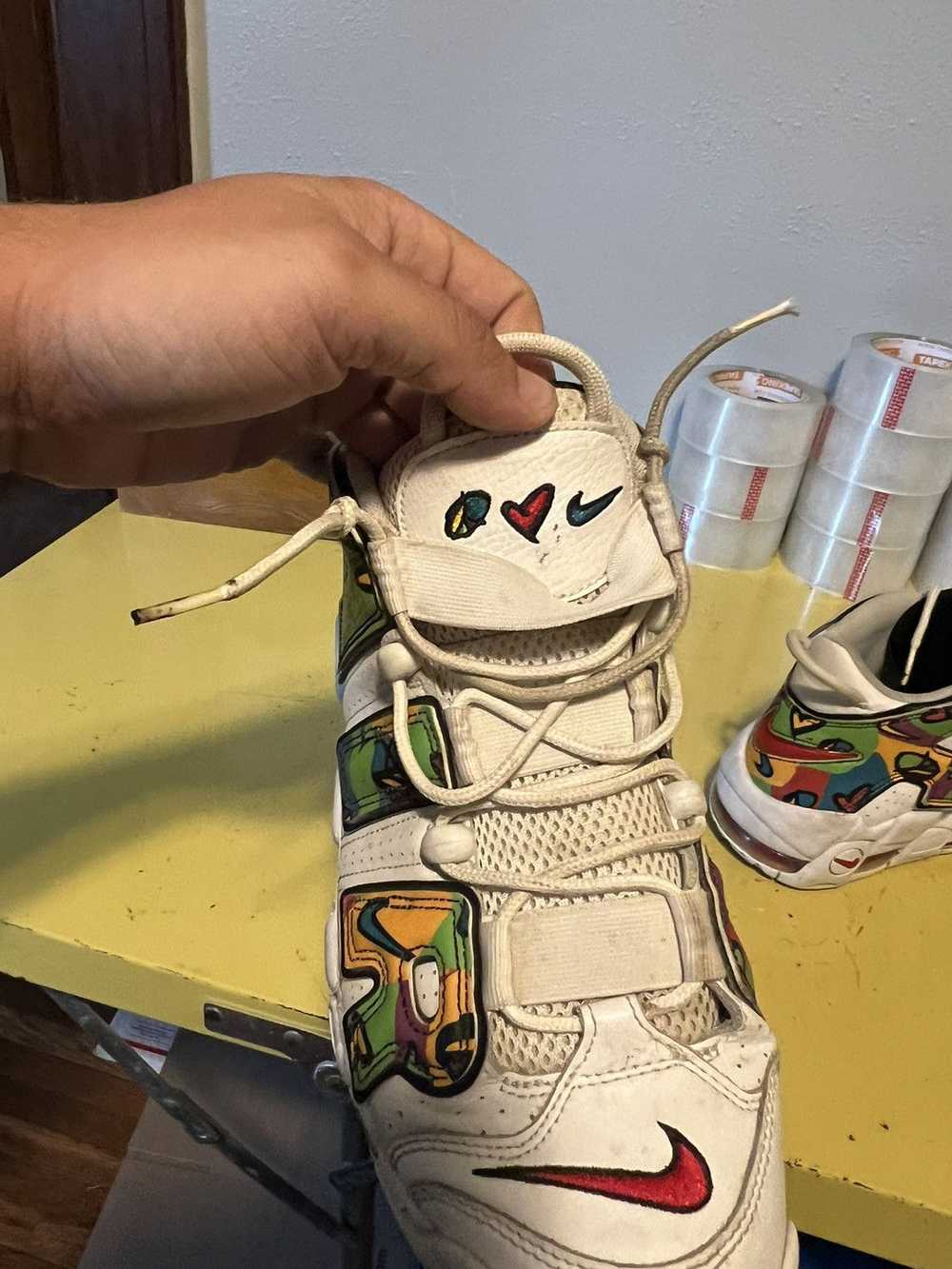 Nike 2021 Nike Air More Uptempo 'Peace, Love, Bas… - image 6