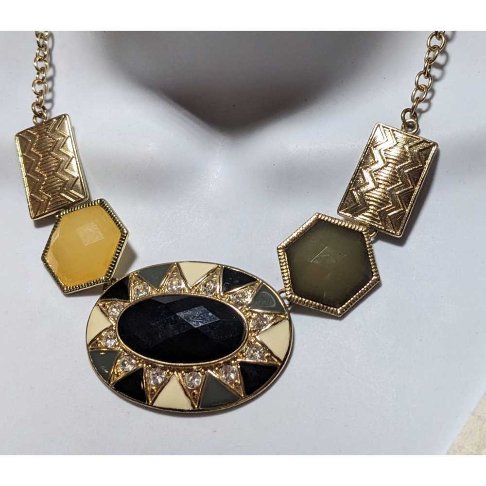 Other Geometric Glam Statement Necklace - image 10