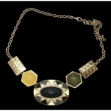 Other Geometric Glam Statement Necklace - image 1