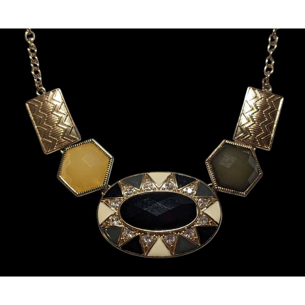 Other Geometric Glam Statement Necklace - image 2