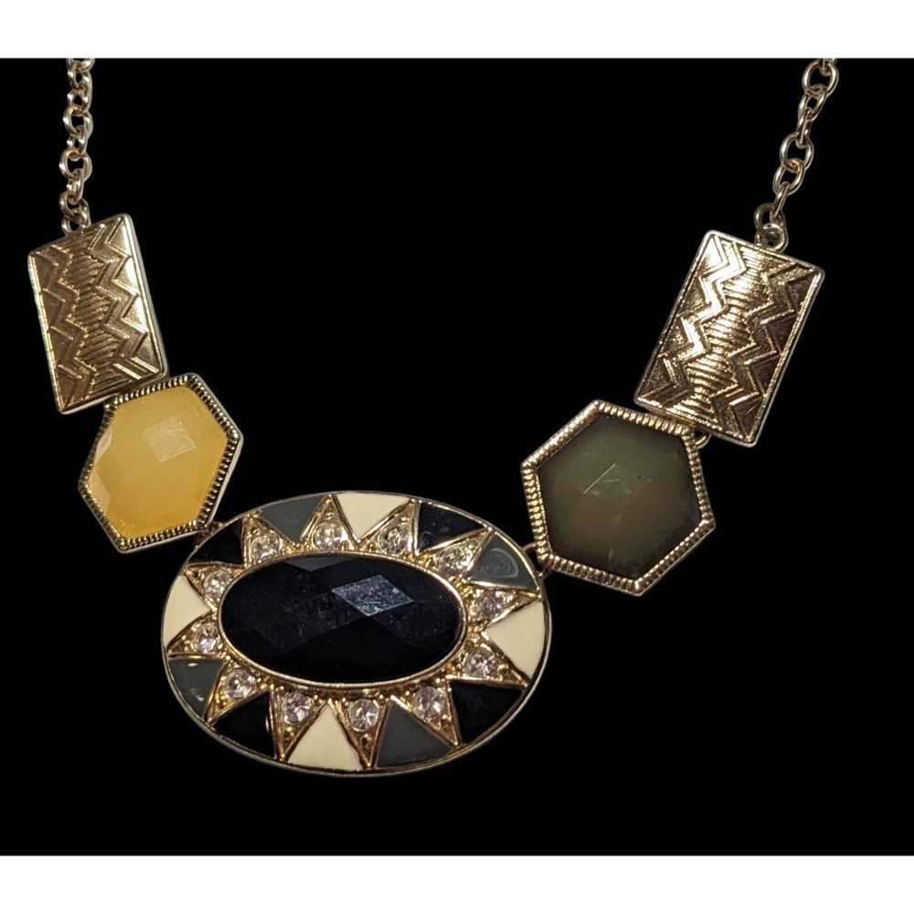 Other Geometric Glam Statement Necklace - image 6