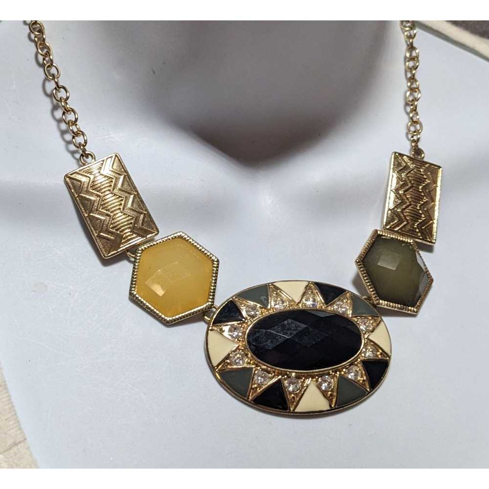 Other Geometric Glam Statement Necklace - image 9