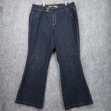 Vintage Lane Bryant Jeans Womens 18 Blue Flare Tig