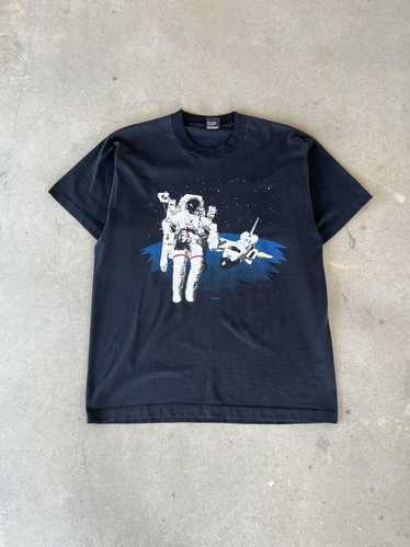 Vintage Vintage 1988 Astronaut Space T-Shirt - image 1