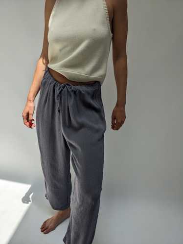 90s Eileen Fisher Woven Drawstring Pants