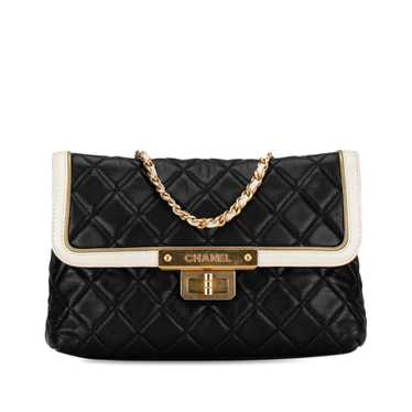 Black Chanel Quilted Lambskin Chain Flap Shoulder 