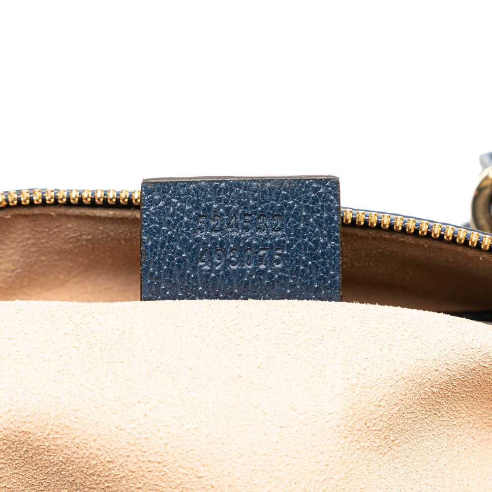 Blue Gucci Medium Leather Ophidia Boston - image 7