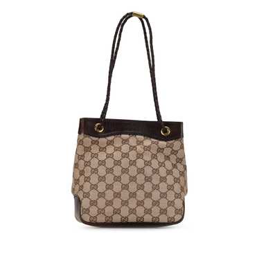 Brown Gucci GG Canvas Gifford Tote