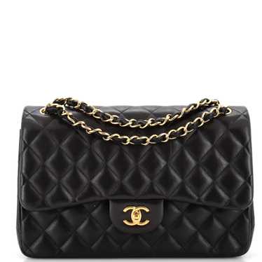 CHANEL Classic Double Flap Bag Quilted Lambskin Ju