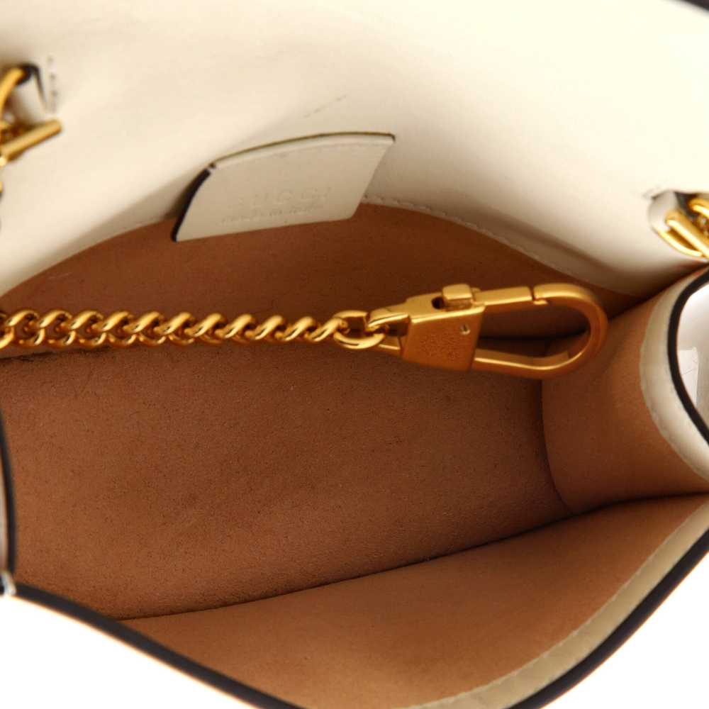 GUCCI Sylvie Chain Shoulder Bag Leather Super Mini - image 5