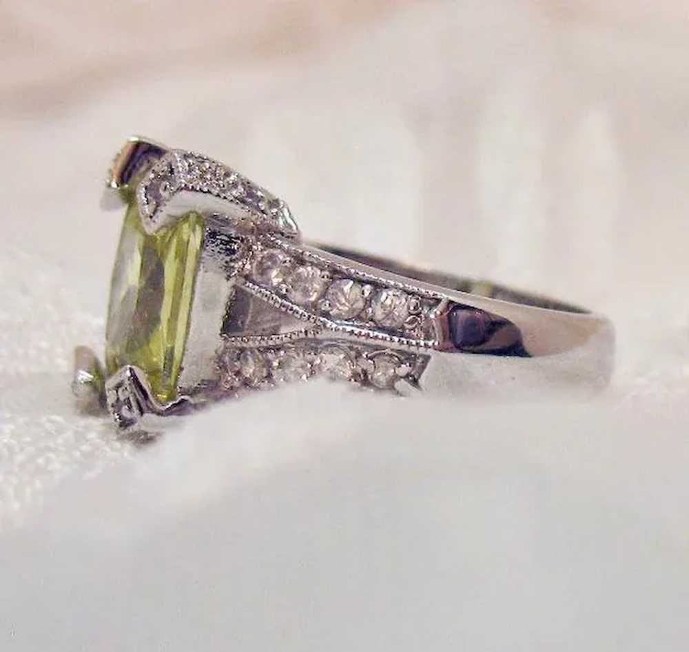 50% OFF Sensational Vintage Canary Yellow Emerald… - image 4