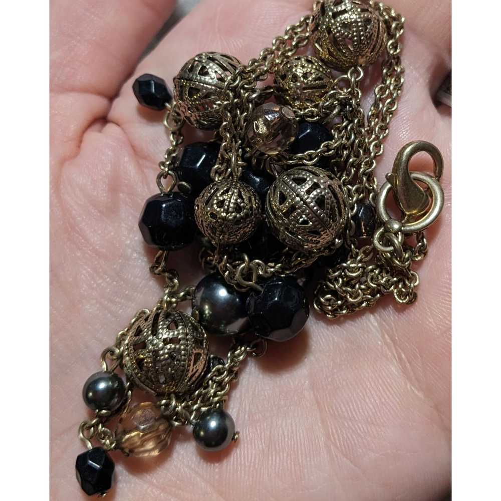 Other Bohemian Beaded Charm Necklace - image 10