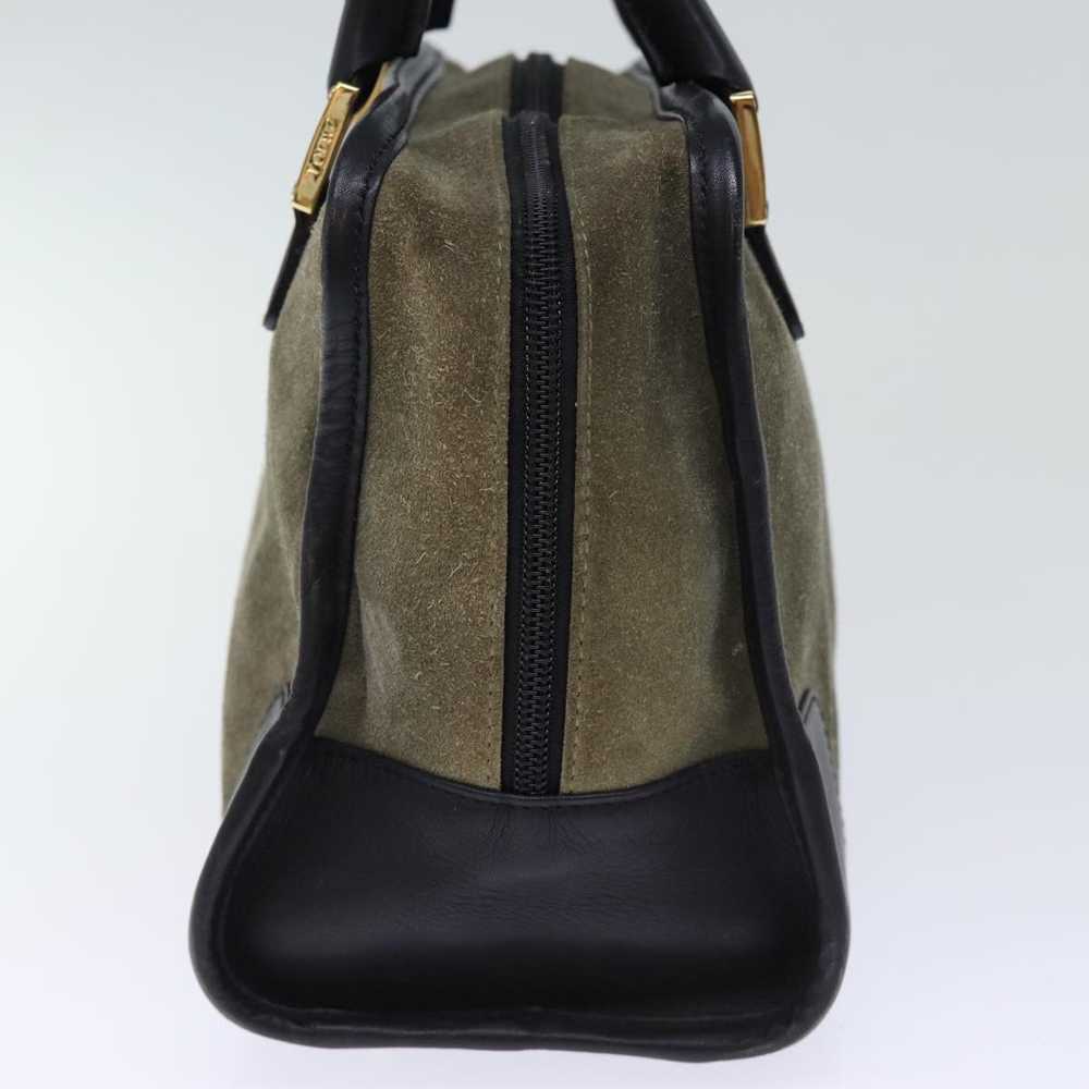 Loewe LOEWE Amazona 27 Hand Bag Suede Khaki Auth … - image 4