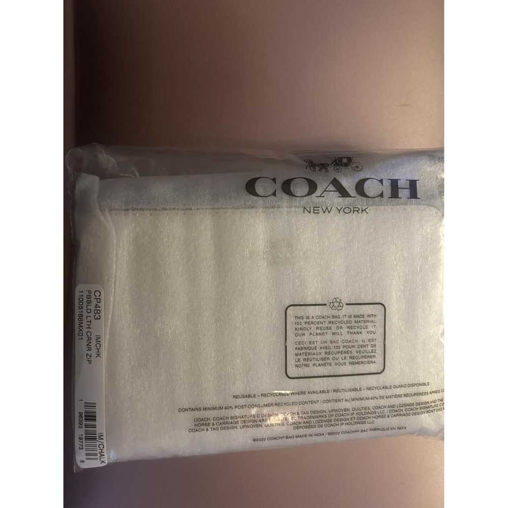 Coach Leather clutch bag - image 5