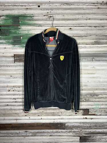 Ferrari × Puma Puma Ferrari Velour Track Jacket