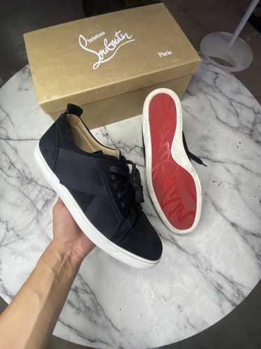 Christian Louboutin Red bottom suade junior sneake