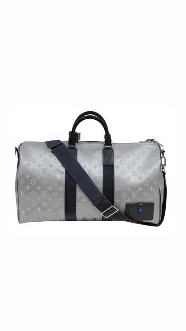 Louis Vuitton LV Logo Monogram Satellite Keepall S