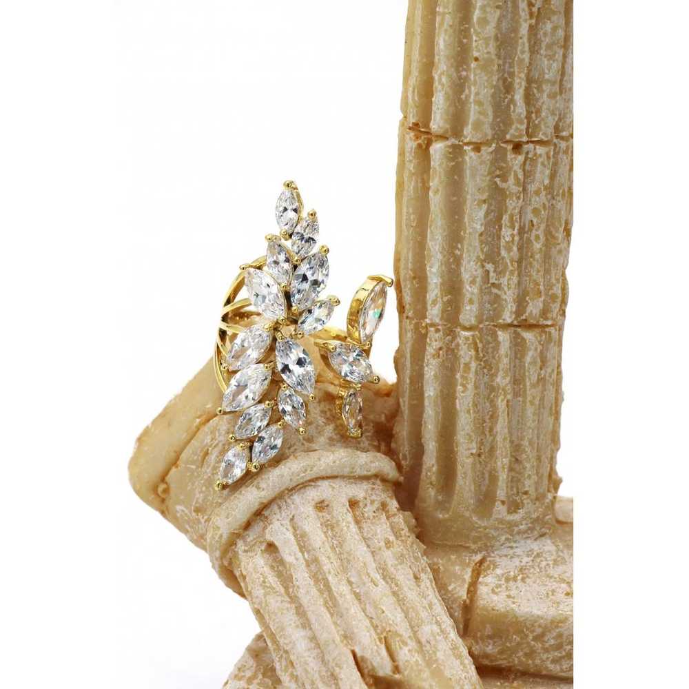 Ocean fashion Yellow gold ring - image 7