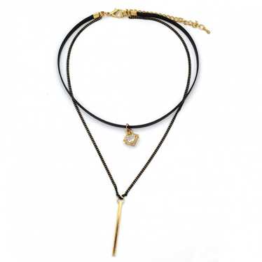 Ocean fashion Yellow gold necklace