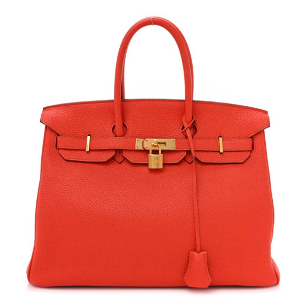 HERMES Togo Birkin 35 Capucine - image 1