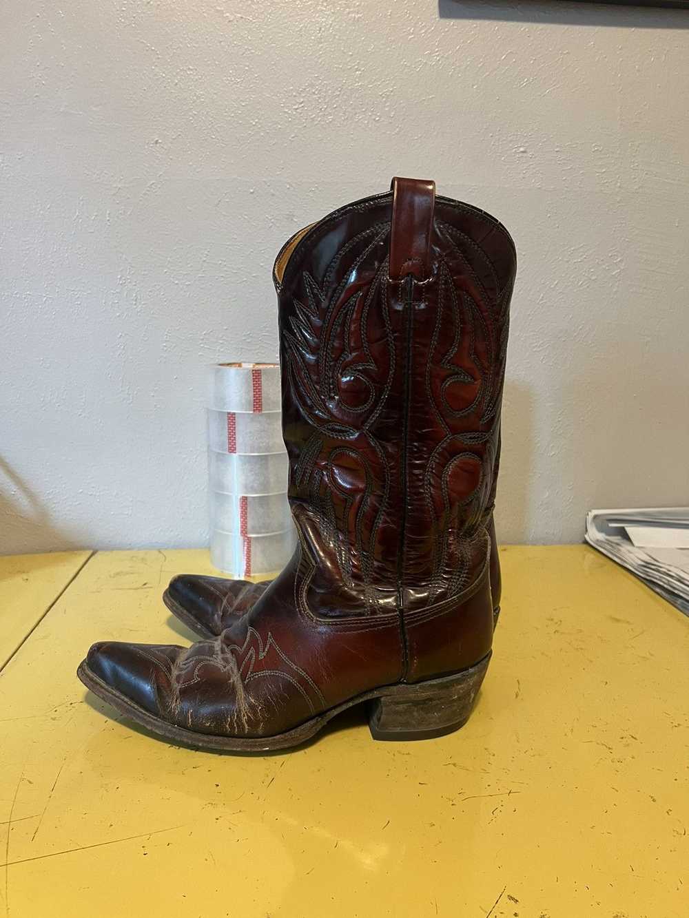 Rockability × Vintage Texas Royal Cowboy Boots Sz… - image 2
