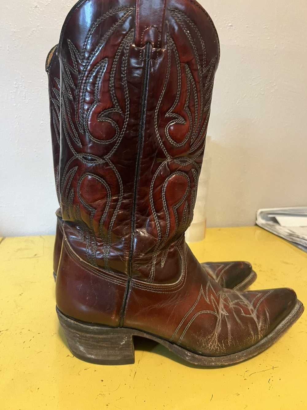 Rockability × Vintage Texas Royal Cowboy Boots Sz… - image 3