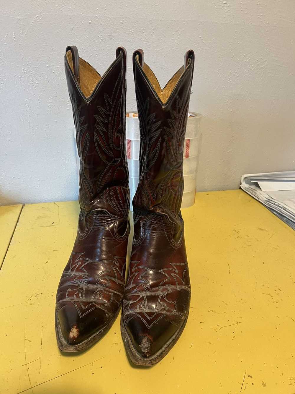Rockability × Vintage Texas Royal Cowboy Boots Sz… - image 6