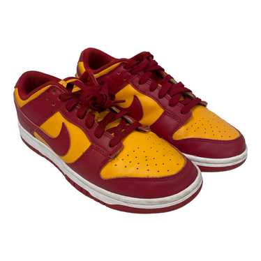 NIKE/Low-Sneakers/US 8/Leather/RED/DUNK LOW MIDAS 