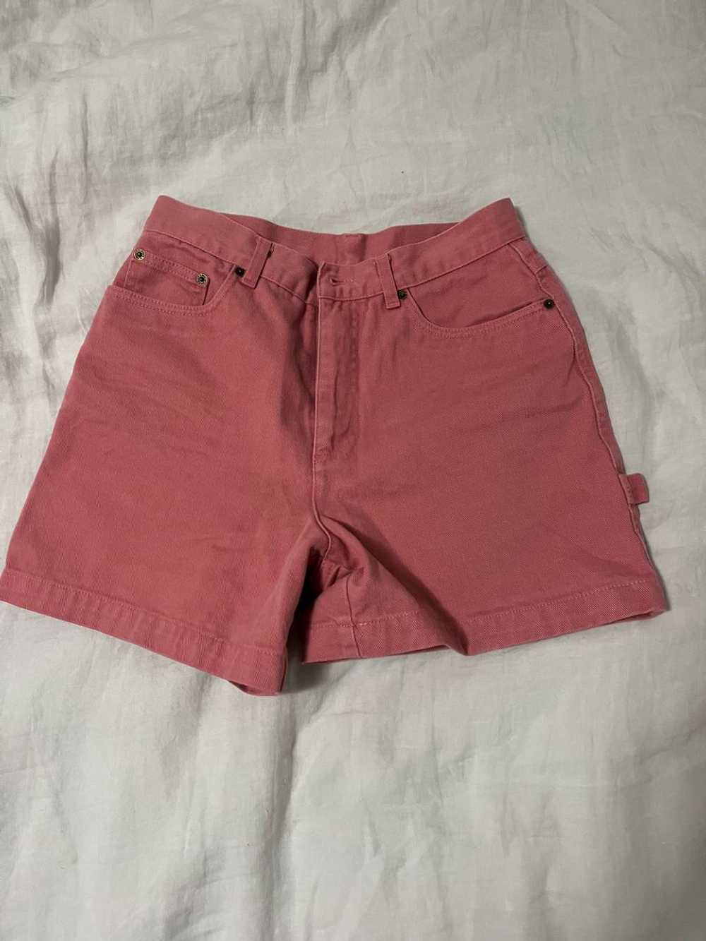 Random Vintage Pink Denim Utility Shorts (10) |… - image 1