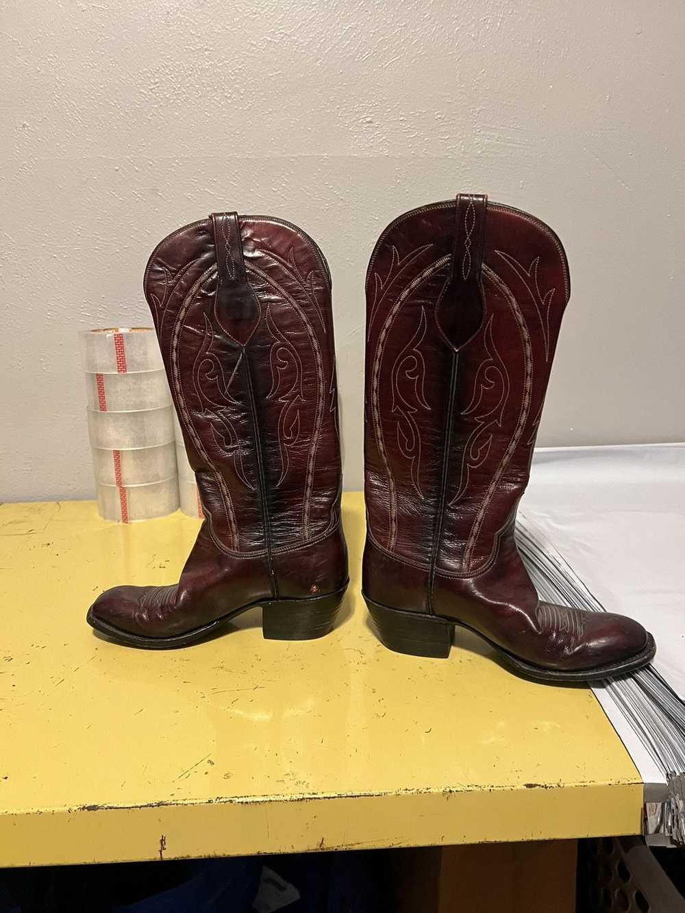 Lucchese Lucchese Cowboy Boots sz 4C - image 4