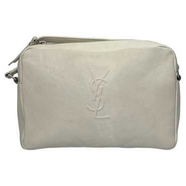SAINT LAURENT/Cross Body Bag/White/Leather/