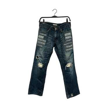 NUMBER (N)INE/Bottoms/00/Cotton/BLU/patch jeans - image 1