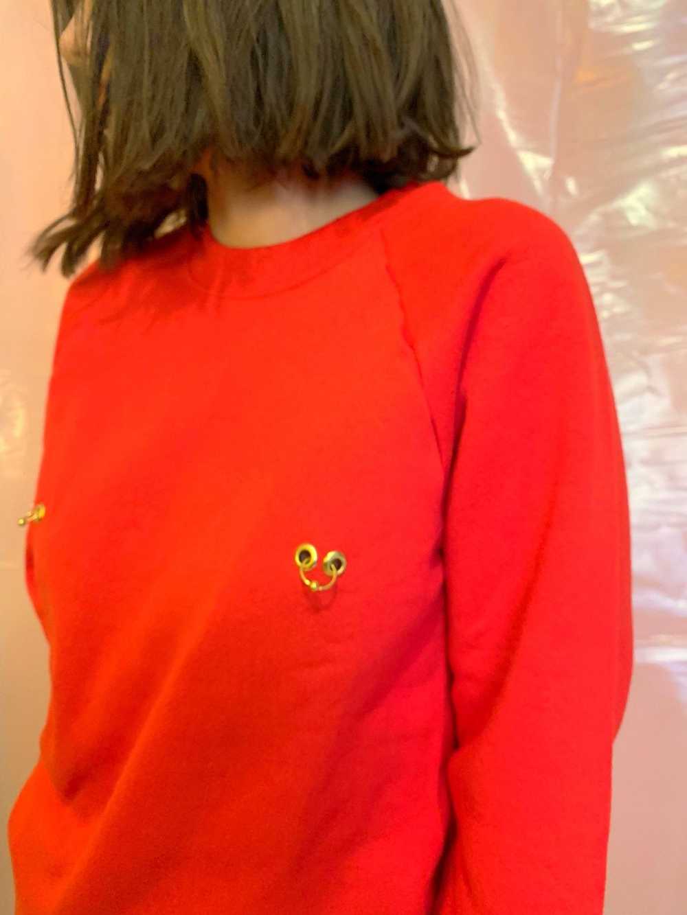 Custom pierced sweatshirt - image 3