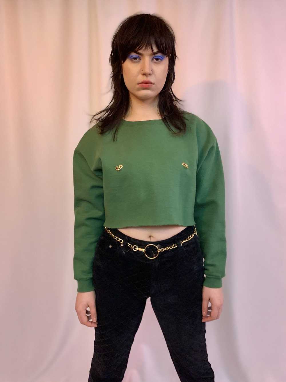 Custom pierced sweatshirt - image 6