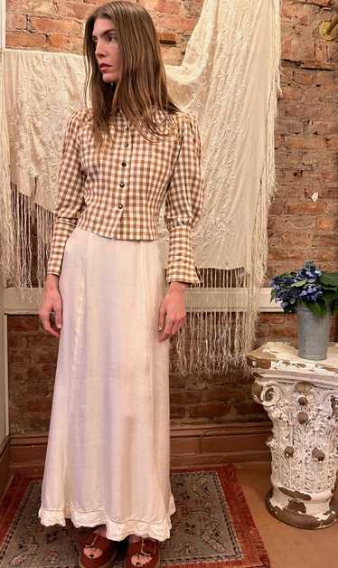 Edwardian Silk Skirt