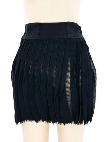 Issey Miyake Pleated Mini Skirt